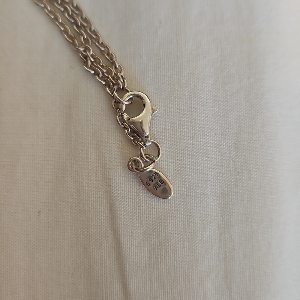 Pandora Sterling Silver Cable Chain Necklace 29.5  Inches - Picture 5 of 5